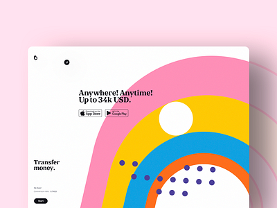 Yousend website landing. Arc. Contrast colors brand identity branding clean concept e commerce grid identity identity designer landing page minimal process product design web web design website