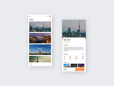 Travel App Ui Kit design mobile app travel travel app ui uiuxdesign uxdesign