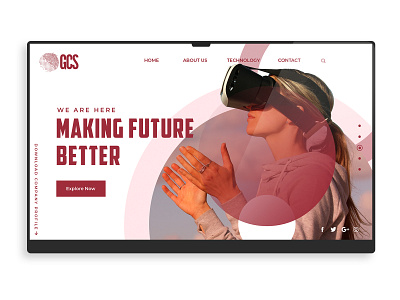 GCS Pvt Ltd color colors creative inspiration pakistan photoshop red redesign sketch technology ui ui ux ui design uidesign uiux web web design webdesign website website design