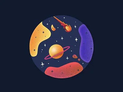 galaxy galaxy night sky planets shooting star sketchapp sky stars uidesigner uxdesigner