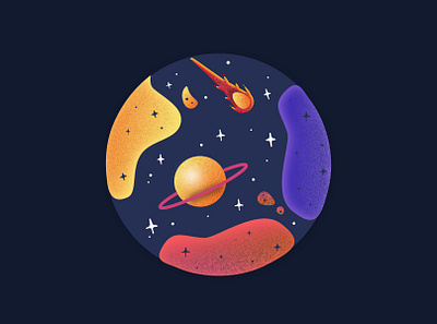 galaxy galaxy night sky planets shooting star sketchapp sky stars uidesigner uxdesigner