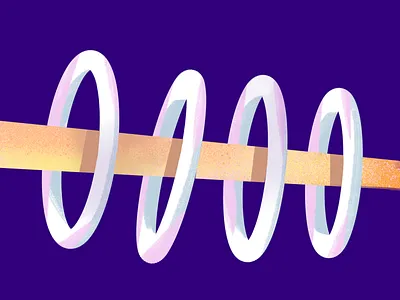 Buzz through buzz circles spiral textures