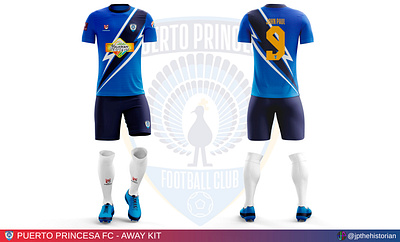 Puerto Princesa FC - Home Kit football club football jersey football kit soccer jersey soccer kit sports branding