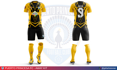 Puerto Princesa FC - Away Kit football club football jersey football kit soccer jersey soccer kit sports branding