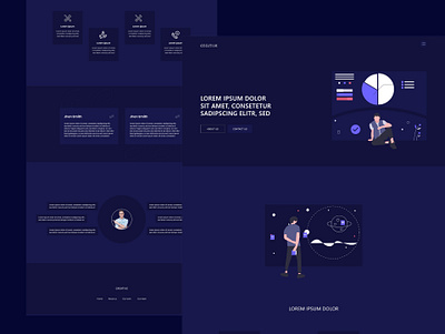 Creative creative creative design daily ui challange design minimal ui ui. ux web web design website website design website header design