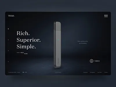 VoomLabs app black clean clean ui dark ui dashboard e cigarette minimal minimalist responsive voom web app design webdesign