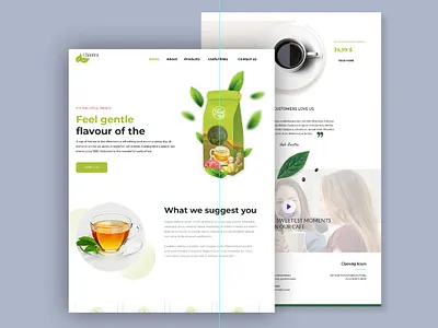 Landing Page uidesign user interface