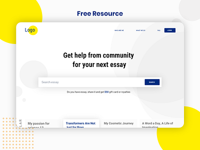 Learning Management System education education website essay home page light theme news white