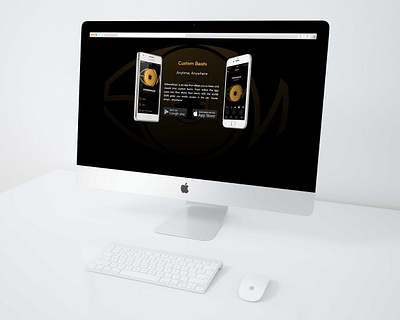 Music website - UI and UX adobe illustrator adobe photoshop beats branding creative idea landing design landing page music present app present website responsive mode responsive website design showcase showcase app ui ux wireframe