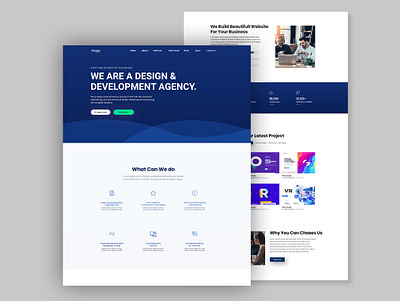 Design Agency agency logo agency website design psd design template uidesign userinterface uxdesign