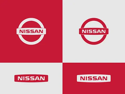 Nissan - flat design proposal automotive logo brand design brand designer brand development brand identity branding flat design icon identity branding identity designer logo logo design concept logo designer logotype mark nissan responsive design typography wordmark