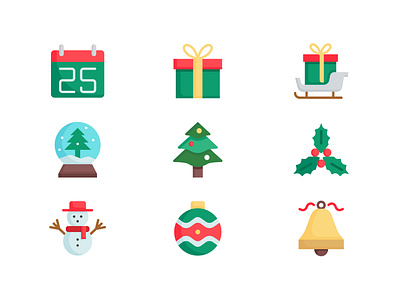 Christmas decoration christmas icon icon design