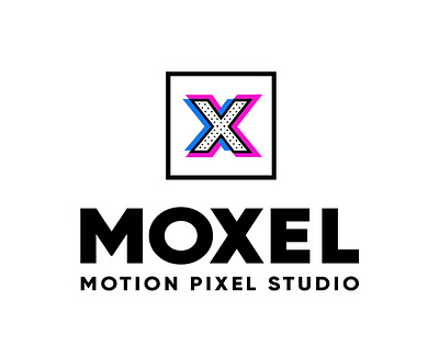 Moxel Studio Logo Design Works agency animationstudio creative designstudio icon iconset istanbul lettering logodesign logotype motion office pattern pixel sketch vector vfx x x letter