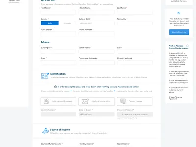 Biodata details account creation accounts admin dashboard admin design biodata dashboard design dashboard ui kyc userinterface