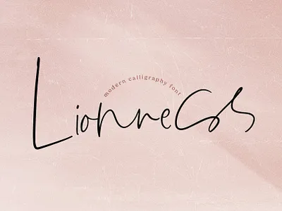 Lionness - Handwritten script font branding calligraphy calligraphy font font font design font designer fonts handwritten lettering logo font logo fonts logodesign retro font script font script logo script typeface typeface typefaces typography vintage font