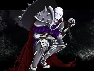 Undead art concept illustration