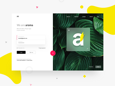 aroma - Sign in