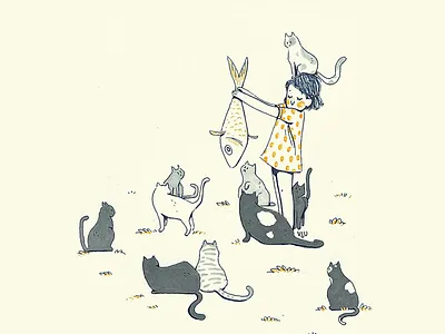 ✨ Cats cats cats ✨ cat cats children illustration illustration ink kidlitart kids illustration sketchbook