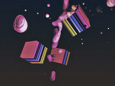 It's sweets time blender3d abstract sweets