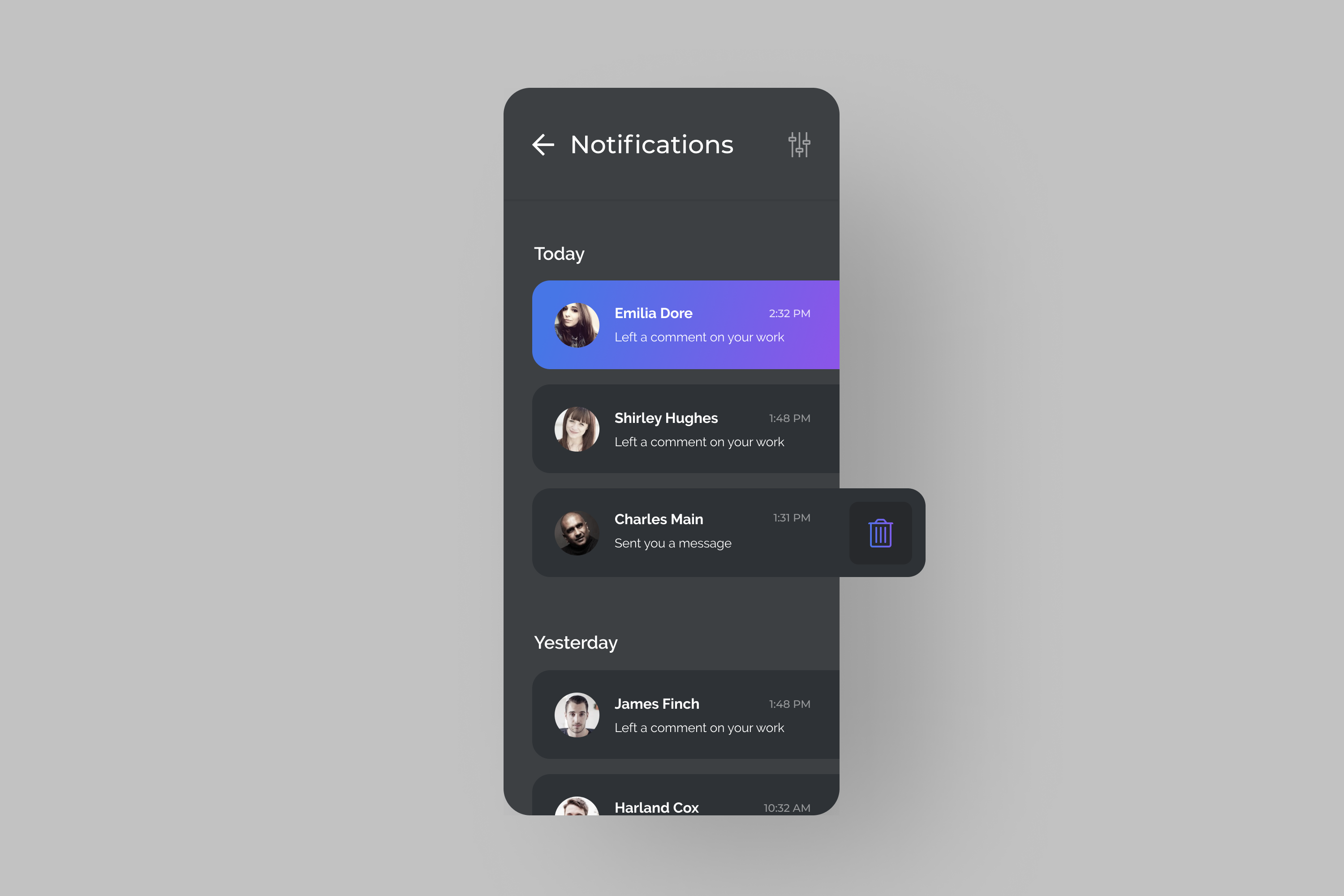 Daily UI Dribble