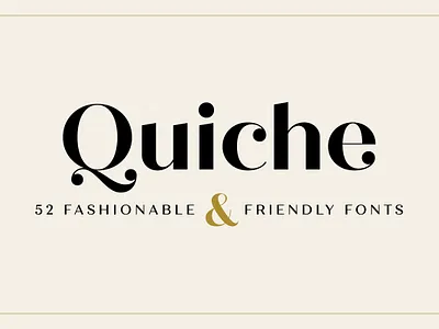 Quiche Font Family branding design fashion fashion font fashionable font family fonts collection lettering logo modern popular professional sans serif sans serif font sans serif fonts serif serif font serif fonts trending trendy