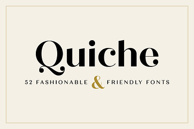 Quiche Font Family branding design fashion fashion font fashionable font family fonts collection lettering logo modern popular professional sans serif sans serif font sans serif fonts serif serif font serif fonts trending trendy