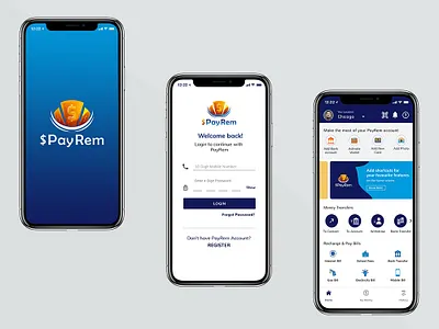 Online Payment Application UI application design bill app ui branding flat design graphic design illustration mobile application design mobile banking app online banking online bill pay application online payment app online recharge app payment app recharge app ui typography ui design vector wallet application