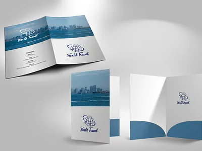 Travel Marketing Folder / Presentation Folder Design marketing marketing folder presentation presentation design presentation folder presentation template travel