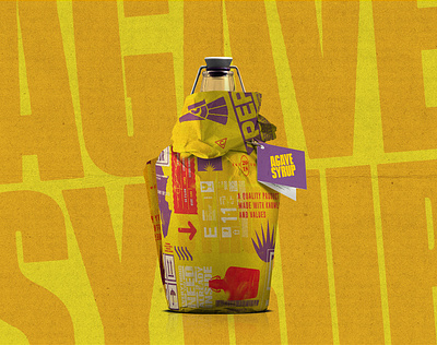PSA Label Design agave brand design drink handmade hype label labels letter lettering logo mexico packaging packaging mockup typography vector