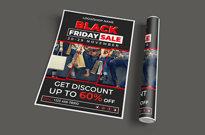 Black Friday Shopping Flyer Template best design design flyer flyer design flyer designs flyer template flyers food illustration sopping sopping flyer vector