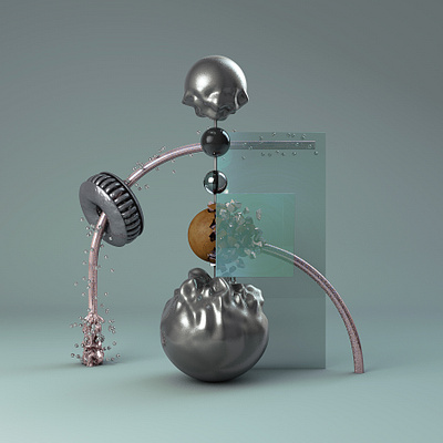 SETUP bend c4d c4dfordesigners form render sphere