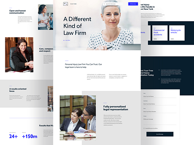 Law Firm Web Design design layout homepage landing page law layout minimal product design ui ui designer user experience user interface ux ux design ux designer web design web design layout web designer web designers website website design