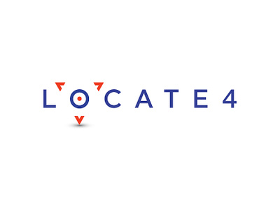 Locate4 logo applogo local locate4logo location locator logo logodesign logotype tracker trackerapplogo tracking app trianglelogo triangular