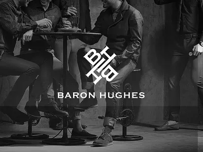 Baron Hughes branding clothing brand design icon lettermark logo vector