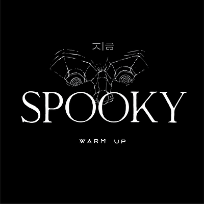 Spooky black design graphicdesign halloween handdrawntype illustration logo scary serif spooky typography warmup