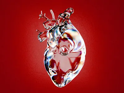 Heart of glass animation 3d 3dart blender blenderrender branding cgi comercial design illustration love motiongraphics valentinesday