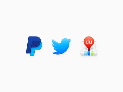 Icons baidu map bird mac icon macos icon osx icon map operating system icon os icon paypal realistic icon app icon sandor skeu icon skeuomorph icon skeuomorphism icon smartisan twitter user interface icon ui icon gui