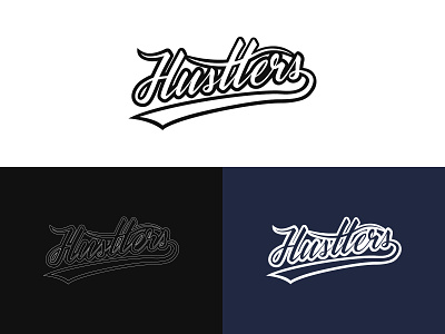 Hustlers Logo Design basketball basketball logo custom lettering custom type custom typeface custom typography customtype hand lettering hand lettering logo logo logo design logo designer logo mark logo mark design logo mark symbol logodesign logos logotype script script logo