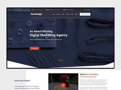 Free Corporate Landing Page UI adobe adobe xd brand design branding clean clean creative design devdesign download environment free freebie freebies landing page modern ui uidesign uiuxdesign webdesigner