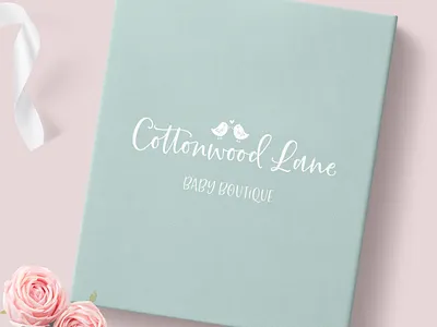 Packaging Mock up for Children's Botique font fonts hand lettered hand lettered lettering logo type type design typeface typography