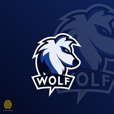 WOLF - Mascot Logo design esport esportlogo esports illustration logo mascot mascot character mascot design mascot logo mascotlogo vector wolf wolf logo