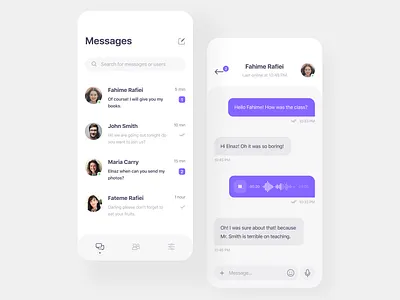 Messaging app concept app chat chat app chating light mode message messages messaging messaging app minimal minimal design mobile mobile design ui ui ux uidesign uiux user interface ux uxdesign