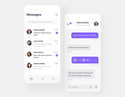 Messaging app concept app chat chat app chating light mode message messages messaging messaging app minimal minimal design mobile mobile design ui ui ux uidesign uiux user interface ux uxdesign