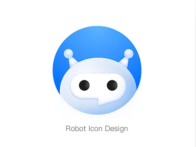 Robot icon design bot design icon logo robot robotics ui