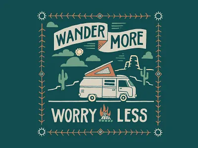 Wander More branding clothing handlettering illustration inspiration lettering merch design skitchism t shirt typography