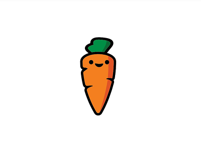 Baby carrot carrot carrot illustration design for fun graphic design health healthy healthy food logo logo design logomark logos vector vector art vectors vegetables