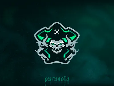 Pirate Ghost Mascot Logo app art branding dead design e sports ghost icon illustration logo mascot mascot logo pirate skull vector
