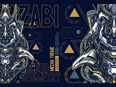 sazabi sacred geometry apparel clothing geometric head illustration japan pin poster sacred geometry sticker t shirt t shirtdesign tattoo vector