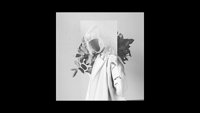 MELANCHOLIA | ALBUM COVER abstract album album art art art direction artwork black design dribbbleweeklywarmup geometry girl halloween halloween design illustration lachute photoshop spooky white