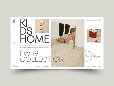 Kids Home art design typography ui ux vector web webdesign webdesigner website